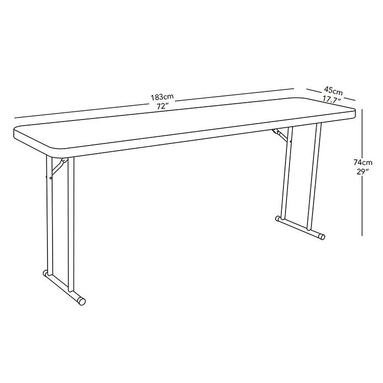 2021 Modern Portable Folding Simple Office Folding Training Table Conference Table 6 ft
