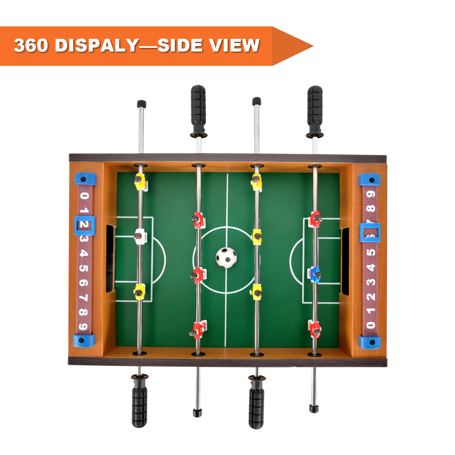WIN.MAX MDF Mini Soccer Table, Mini Foosball For Table Game