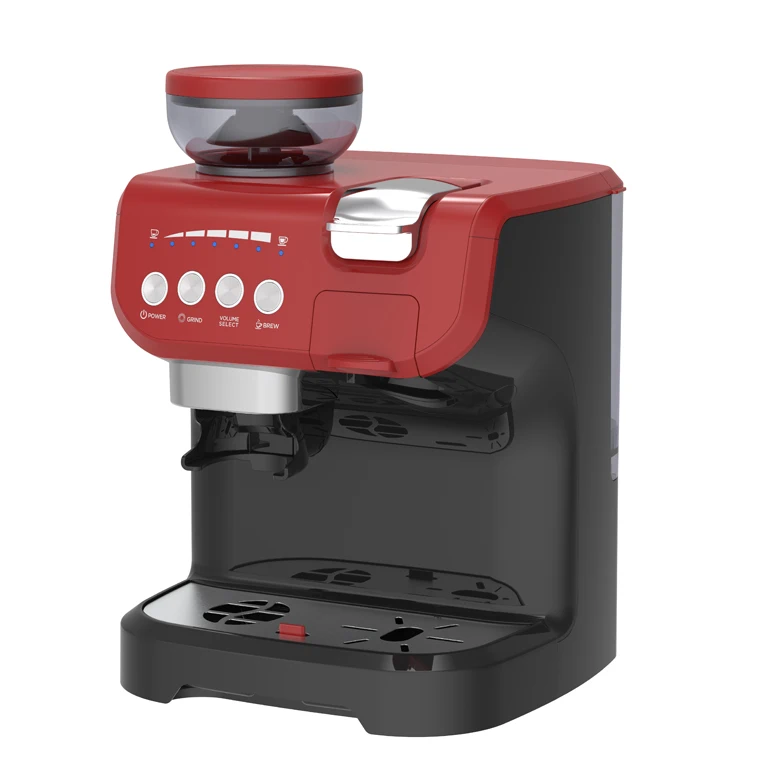 China Built In 3 In 1 Capsule Coffee Maker DG Nescoffee Office Coffee Machine With Milk