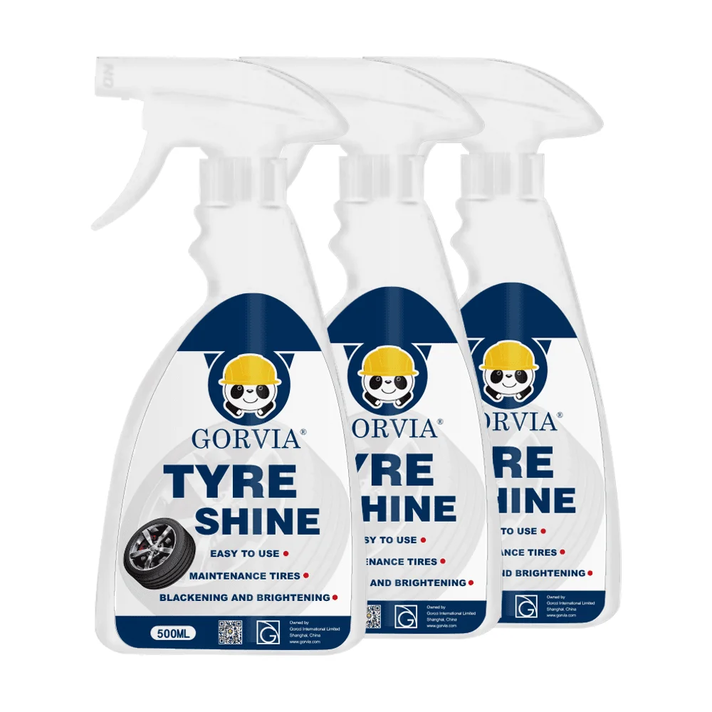 GORVIA OEM Factory Wholesale Car Care Brightener Custom Tire Shine Spray