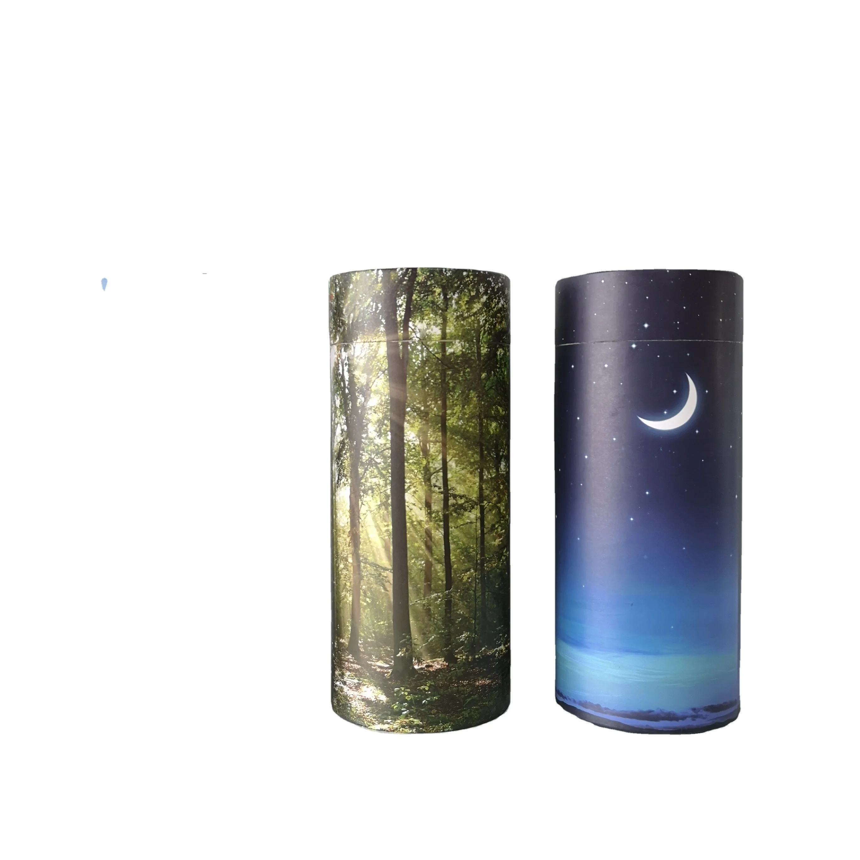 cardboard caskets Funeral cremation urn Paper urn Scattering Biodegradable Urns Scattering Tube