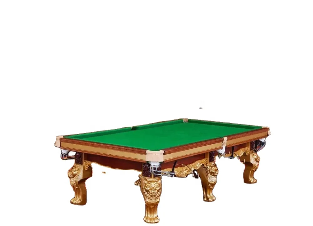 9ft solid wood slate snooker  pool table for factory price