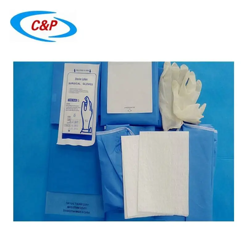 CE ISO13485 Certified Disposable Ophthalmic Surgical Drape Pack For Cataract Operation With Sterile Indicator