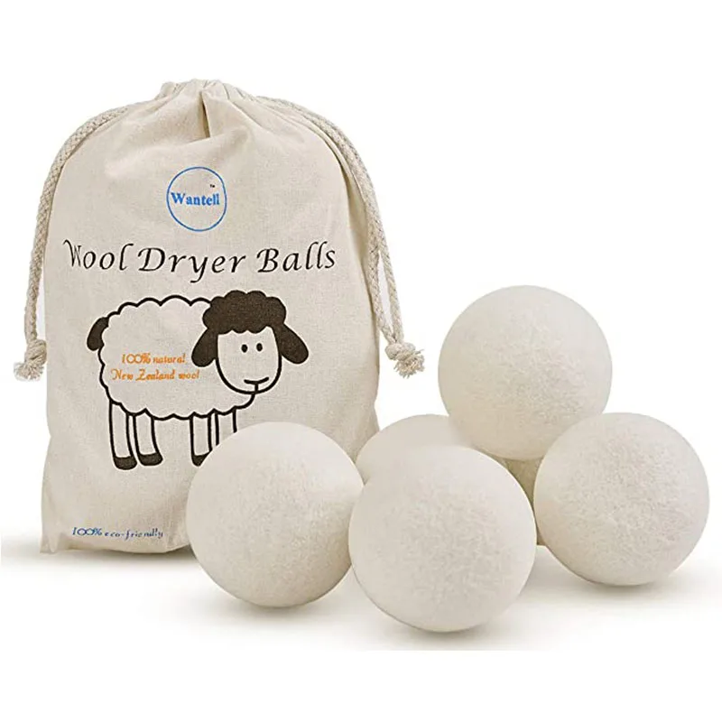 Custom New Zealand Wool Dryer Felt Balls Premium Organic Chemical-Free Reusable Laundry Dryer Discs