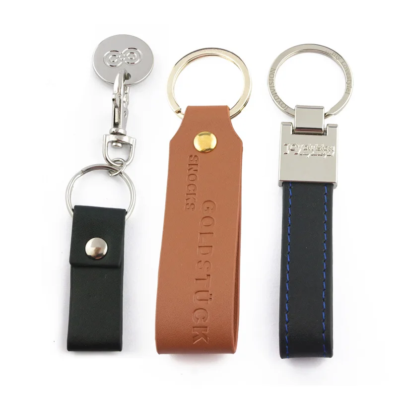 Уникальные кожаные брелки и аксессуары для ключей идеальные пользовательские сувениров