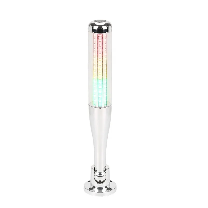 high brightness plastic multi-layer three color screw wire 60Hz buzzer 360 degree illuminated led warning light 24v