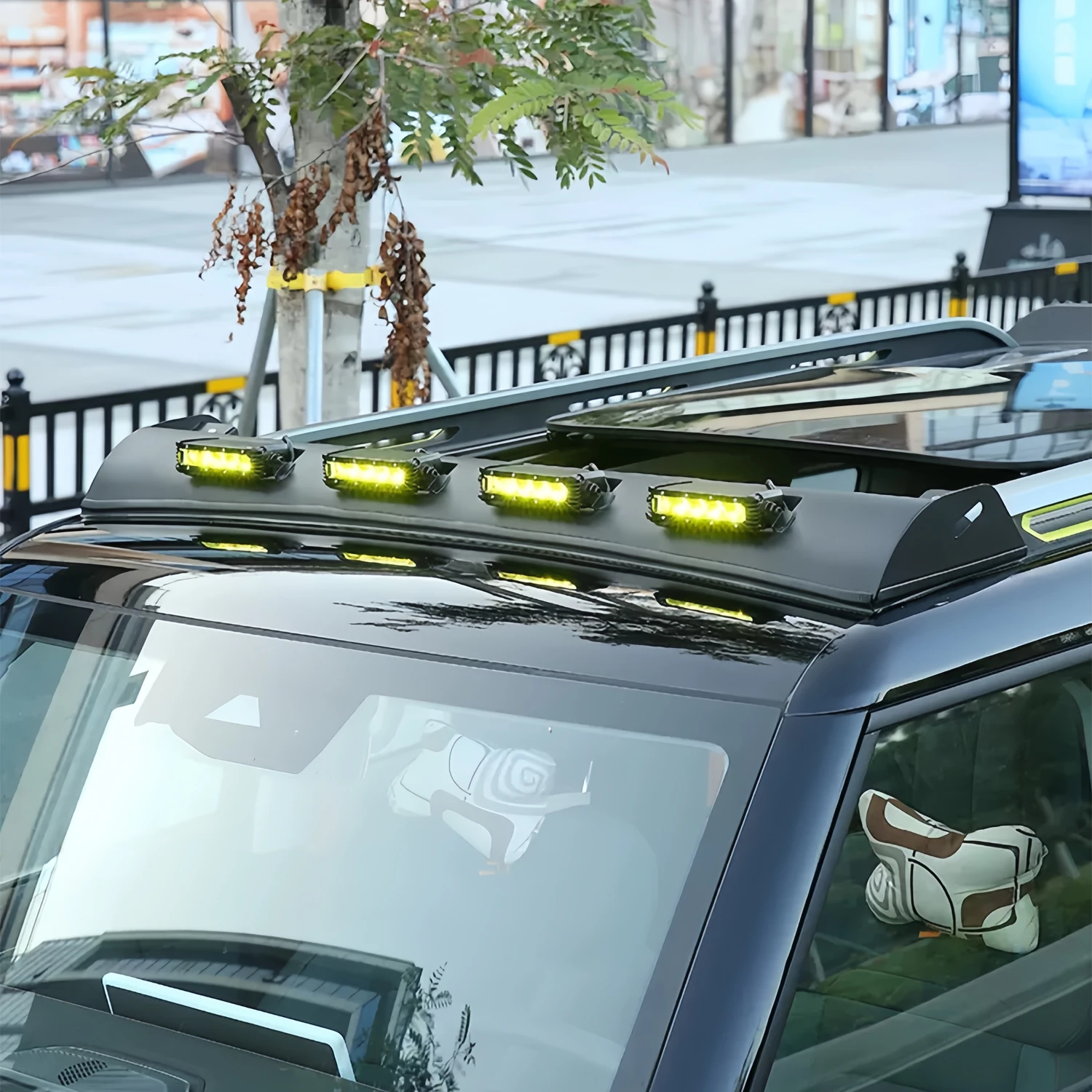 Световой прожектор на крыше для Chery Jetour Traveller T2 2023 2024 автомобильный тент и бампер