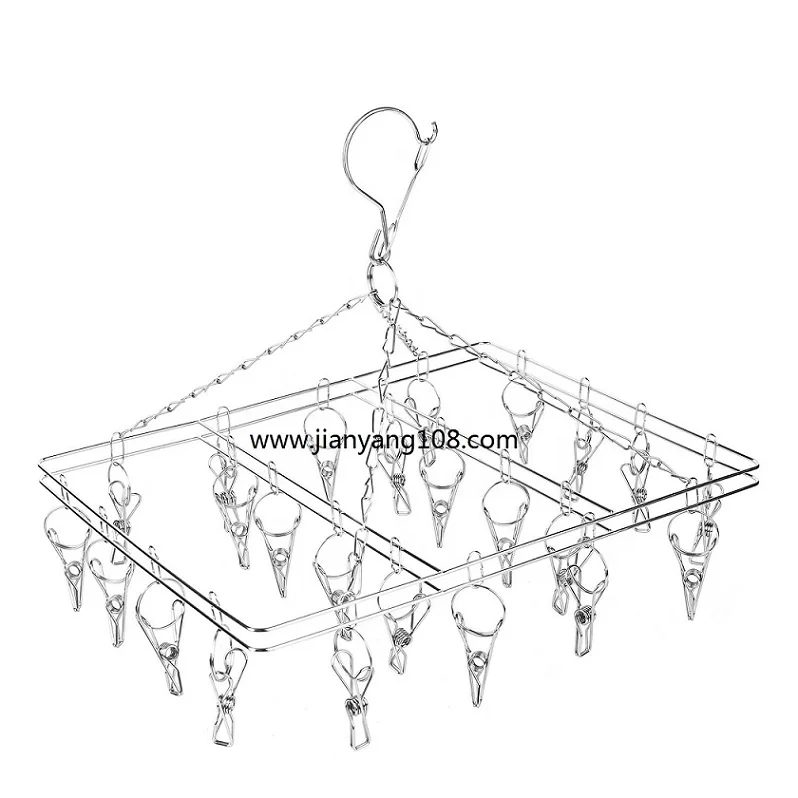 Серебряные 316 вешалки для одежды из нержавеющей стали и вешалка для носков морского класса из нержавеющей стали с 316 Колышками