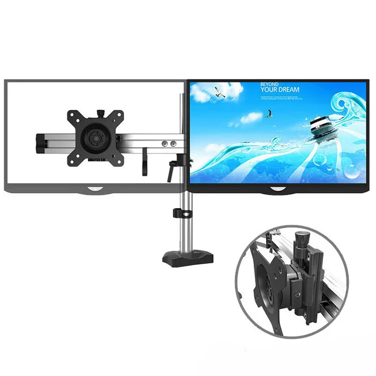 Wholesale Aluminum Alloy Desktop Stand Monitor Holder Full Adjustable Monitor TV Mount