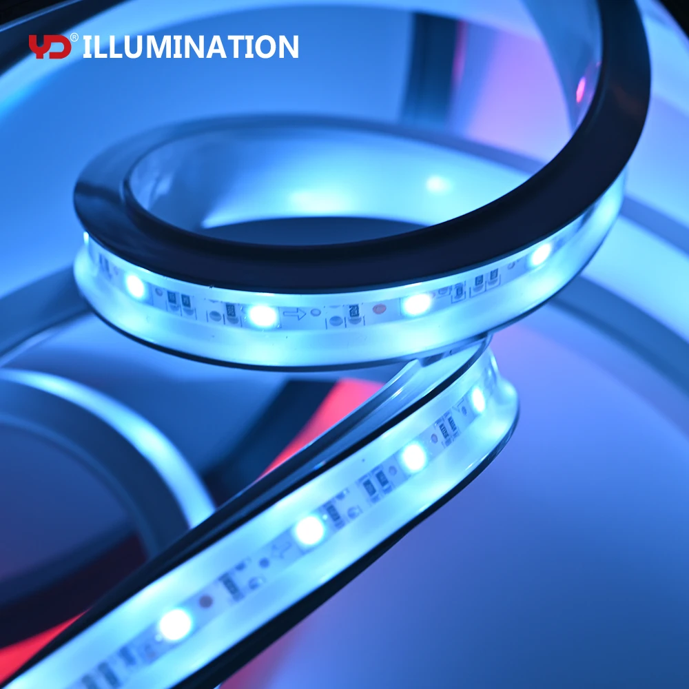 12 Вт RGB CCT Светодиодная лента 5 М WS2812 IP68 уличный программируемый гибкий свет