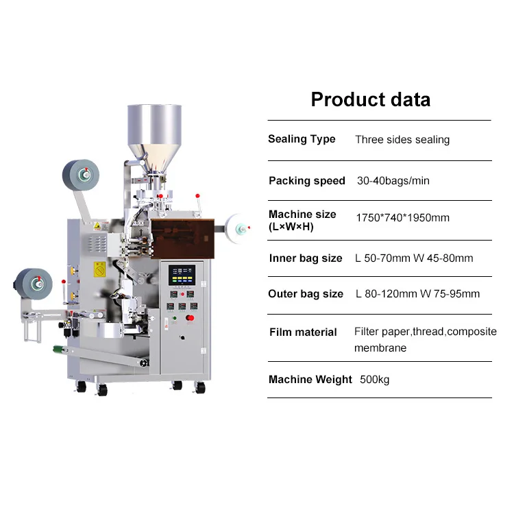 Factory Price Fully Automatic Tea Sachet Small Tea Bag Pouch Bubble Loose Leaf Tea Packaging