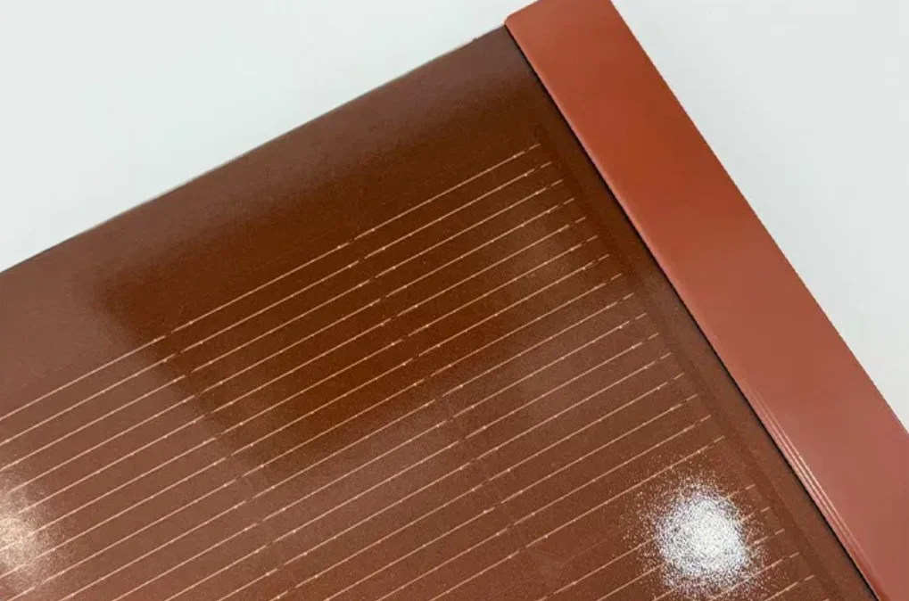 Orange Double Glass Flat Tile Modules 120W Solar Panels