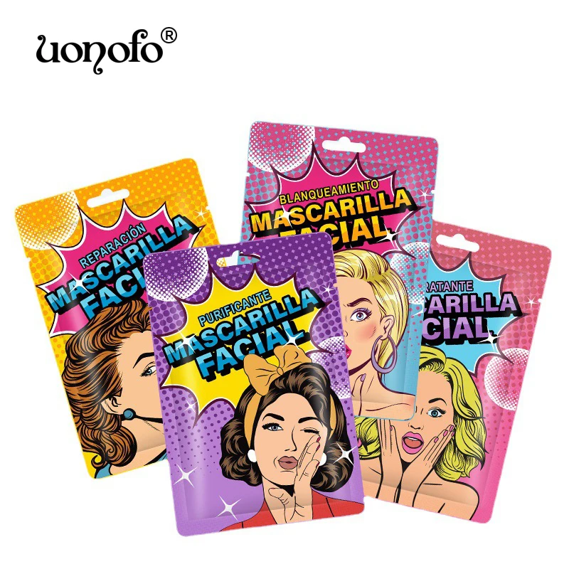 Factory Best Moisturizing Whitening Oil Control Hyaluronic Acid Sheet Masks Natural Beauty Customized Silk Collagen Facial Mask