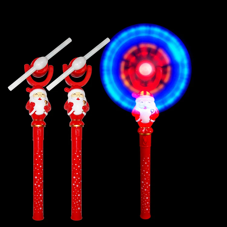 Led Light Rotating Windmill Colorful Lights 360 Degrees Rotating Light Christmas  Santa Flashing LED Musical  Spinning Windmill