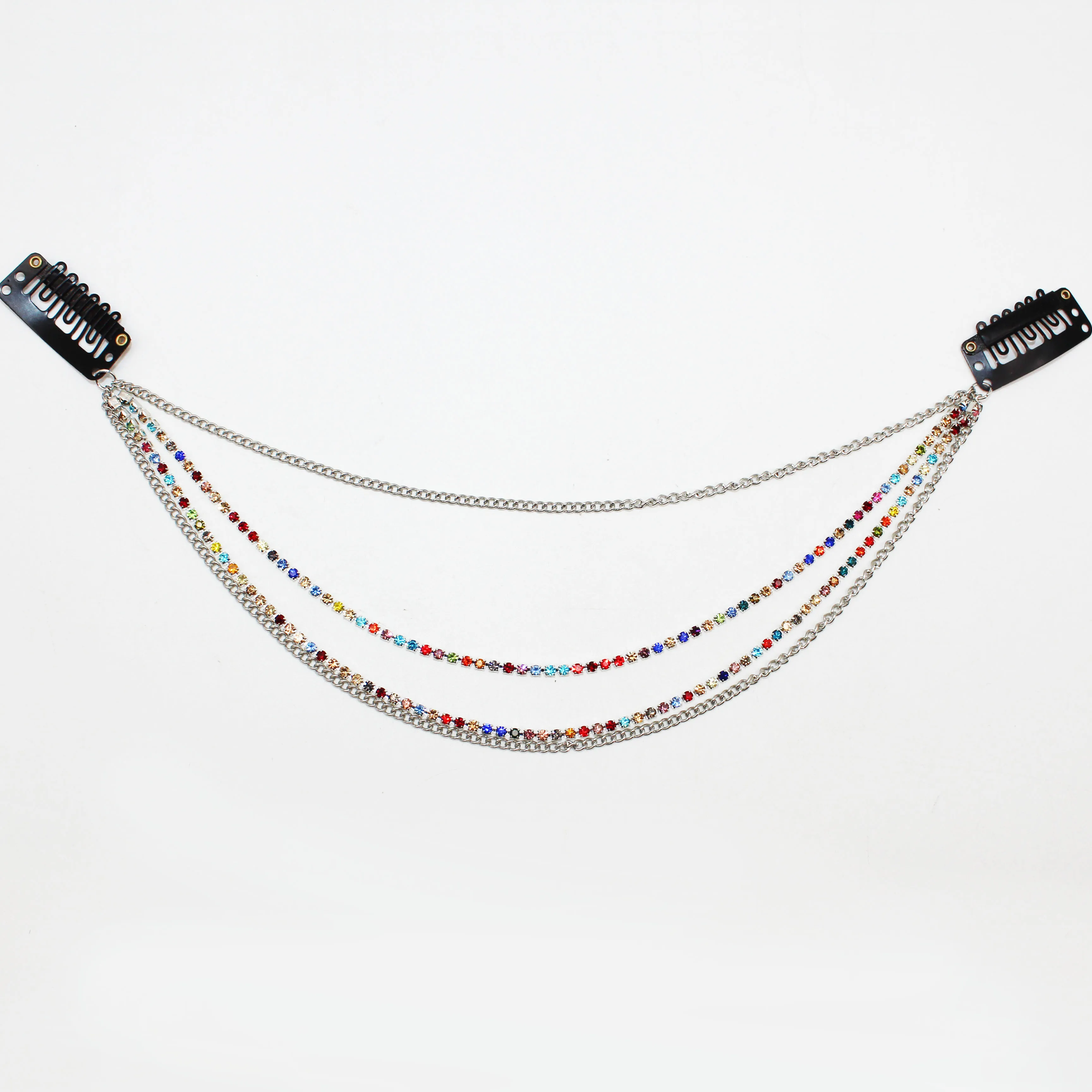 Женская металлическая сетчатая цепочка