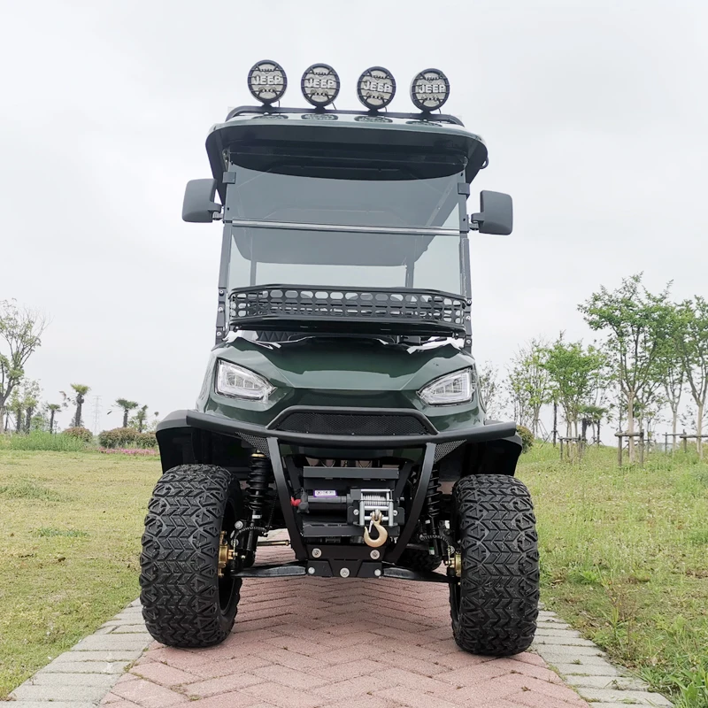 LSV 4 Seater 72v Lithium Ion Battery Electric Golf Cart for Hunting for Sale