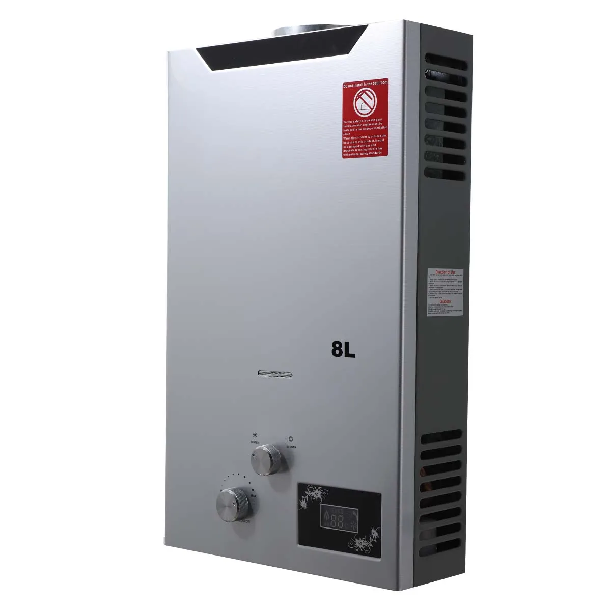 8L New Style Customized 16KW Wall Mounted Tankless Smart Instant Natural Domestic Gas Water Heater for Bathroom or Kitchen//