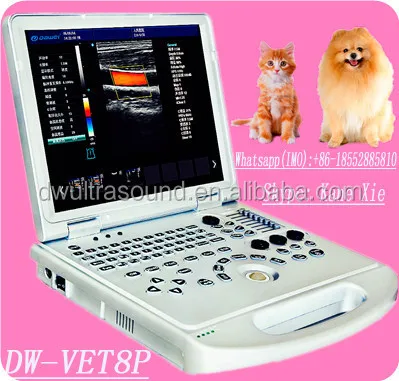 Ultrasonic, Optical, Electronic Equipment Echo doppler with vets probe ultrasonido 3D DW-VET8P & color USGMedical Ultrasound In