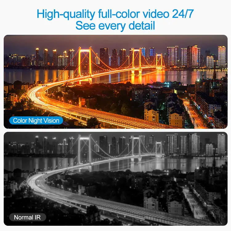 HIKVISON Color vu Acu sense Two Way Audio Light and Audible Warning 4MP 8MP 4K Turret Eyeball Security Camera