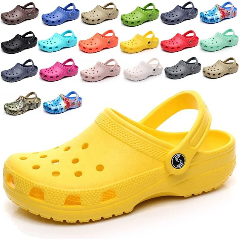  2020 Child China Logo Shoes Slipper Clogs Manufactures Custom Myckne Decorating Yellow Gardening For
