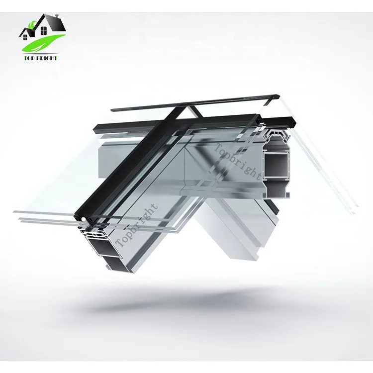 Garden roofing large outward rooftop aluminum windows cover artificial skylight price