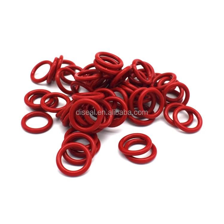 OD10xID7xCS1.5MM высокотемпературная силиконовая резиновая красная уплотнительная прокладка VMQ ORing круглые силиконовые уплотнительные кольца