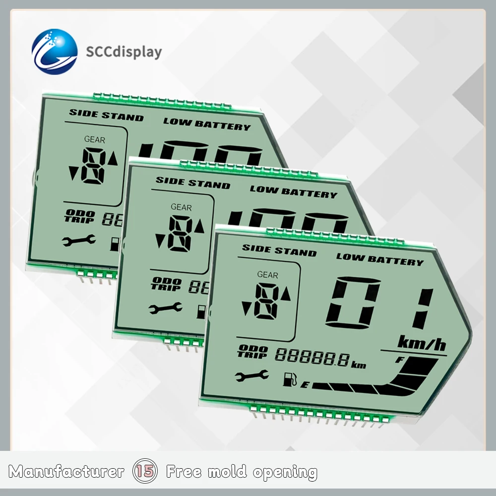 custom segment lcd display Cheap  HTN segment displays screen special-shaped htn  lcd 7 monochrome segment lcd display module