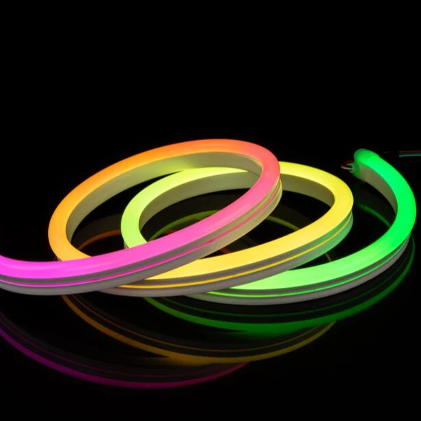 Hot-selling LED silicone linear lamp, curved lamp, bendable advertising shape letter soft lamp strip sleeve linear lamp