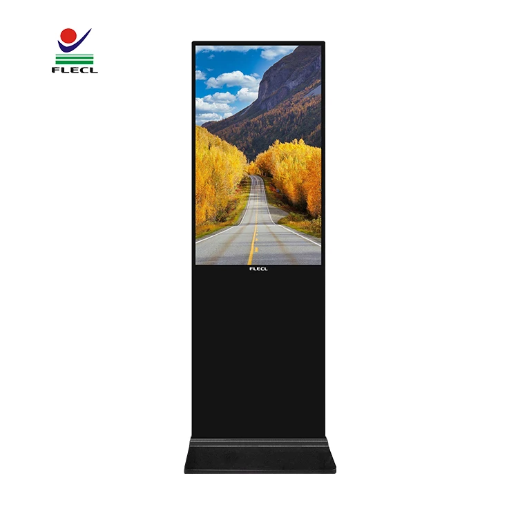 Высокий стандарт 43 дюймов ЖК-дисплей рекламы интерактивные экраны Стенд Цифровая рекламная машина