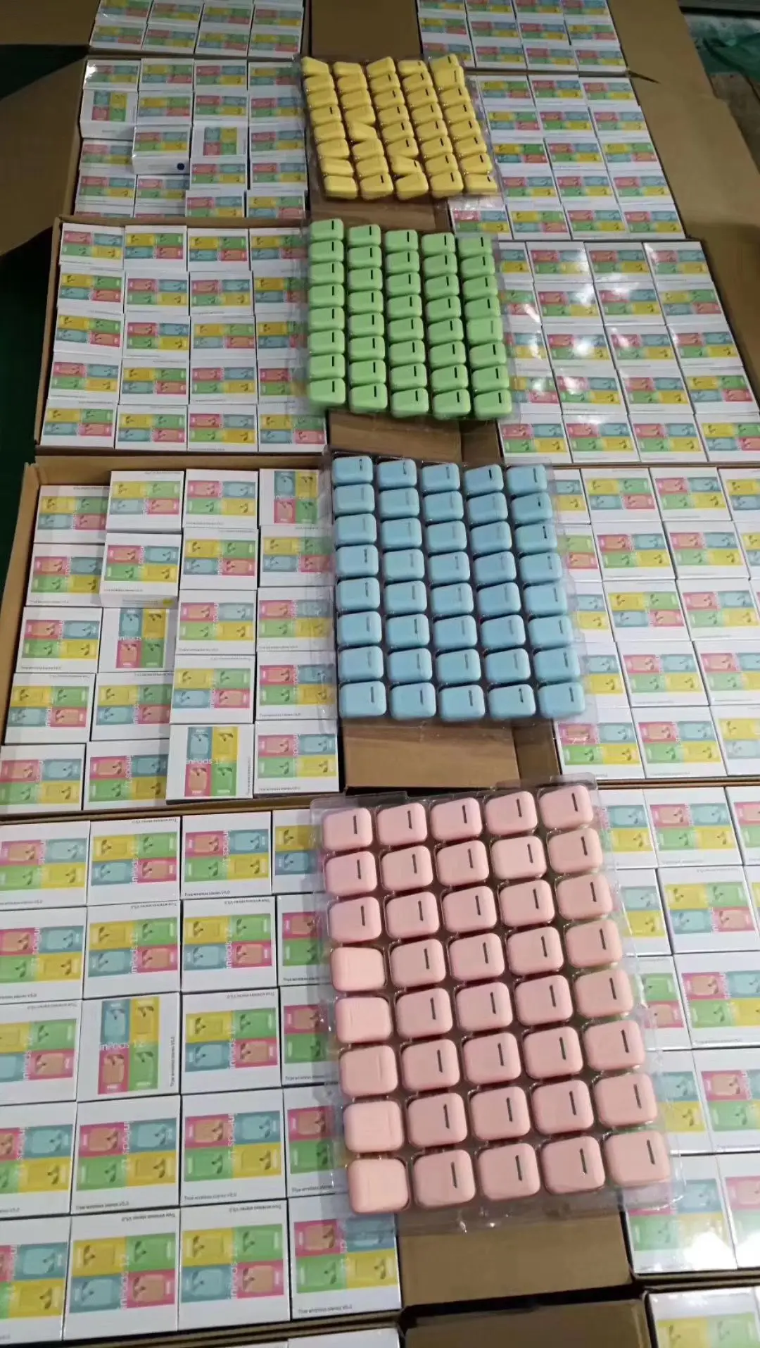 Недорогие черные наушники Macarons Impods I 12 Inpods12 водонепроницаемые настоящие беспроводные стерео мини спортивные I12 Tws