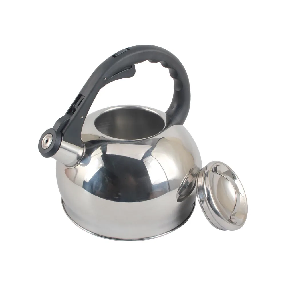 Stove Top Whistling Tea Kettle - Food Grade Stainless Steel Teapot with Cool Touch Ergonomic Handle