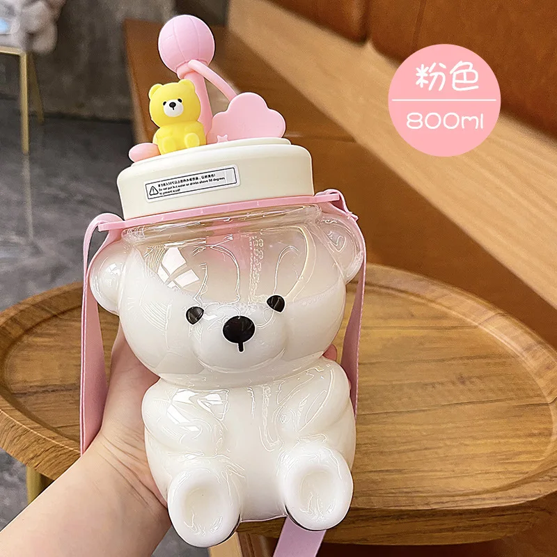 High Quality Reusable Eco Friendly Food Grade Fashion Bear Shape Water Bottle