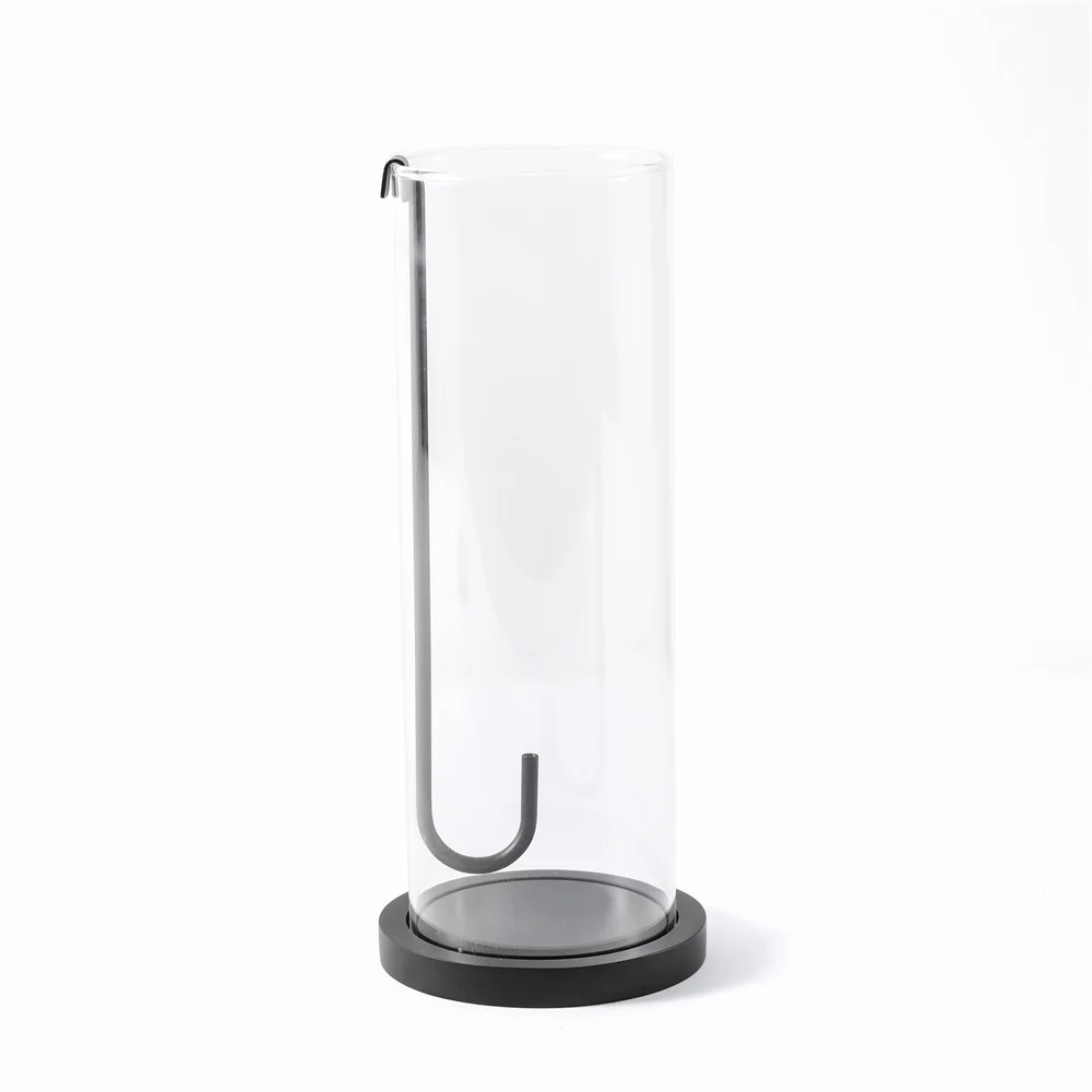 MAXERY Brass Metal Glass Incense Holder Customized Ash Catcher Base For Indoor Yoga Use Incense Burner for Sticks