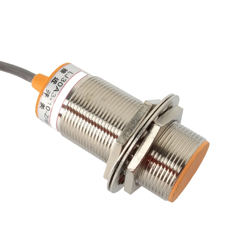Flat M30 proximity sensor DC metal shell inductive proximity sensor switch Close detection 3 wire proximity sensor