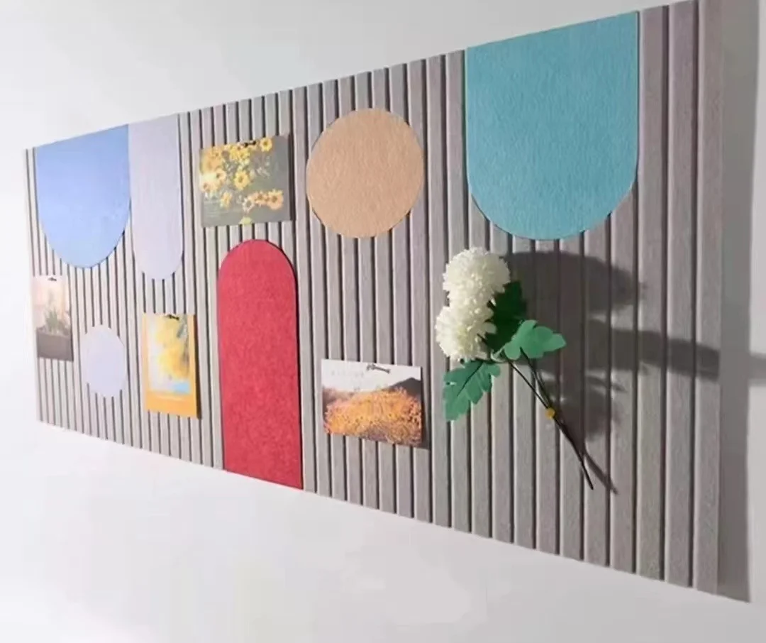 Pet acoustic panels soundproof wall panels 100% polyester fiber acoustic panel for wall and ceiling sound absorbed decoration