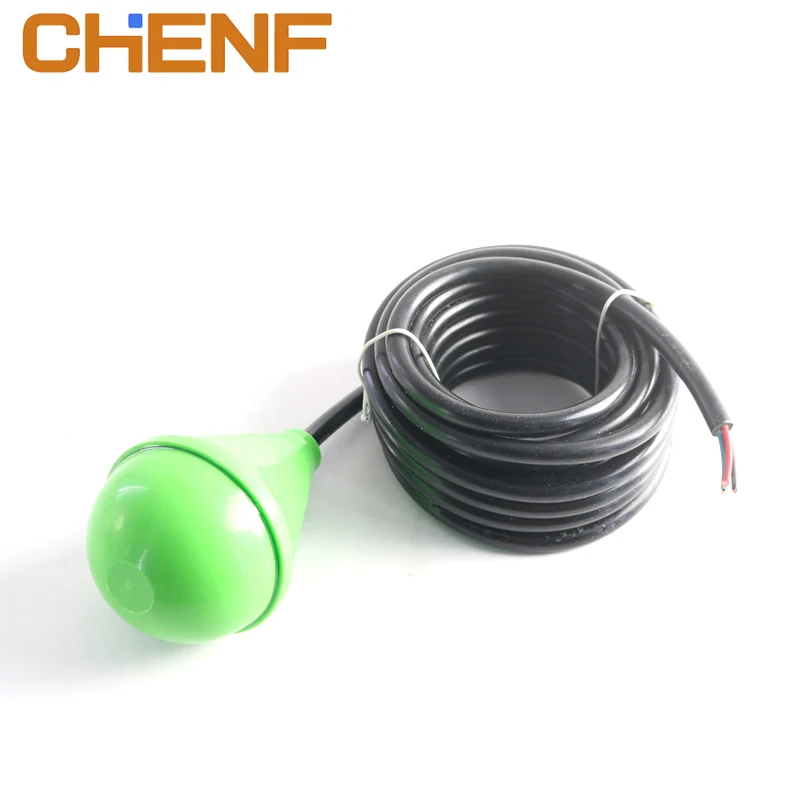 CHENF Green Round Liquid Fluid Water Level Controller Sensor Waterproof plastic micro automatic vertical Float Switch