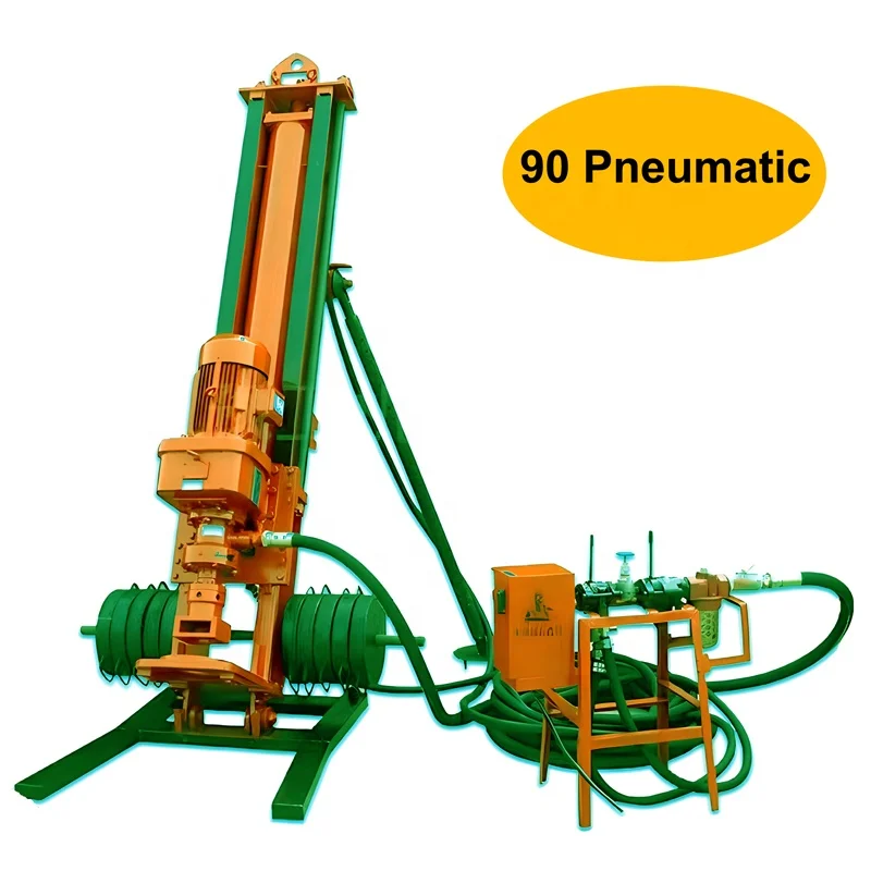 Small Anchor Slope Protection Support Portable Pneumatic DTH Drill Rig for Hard Rock Mining Rotary Impact Machine