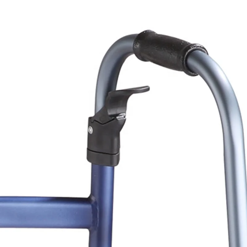 Medical Supplies Height Adjustable Elderly Walker Mobility Folding Walker Lightweight Aluminum Walker For Adults