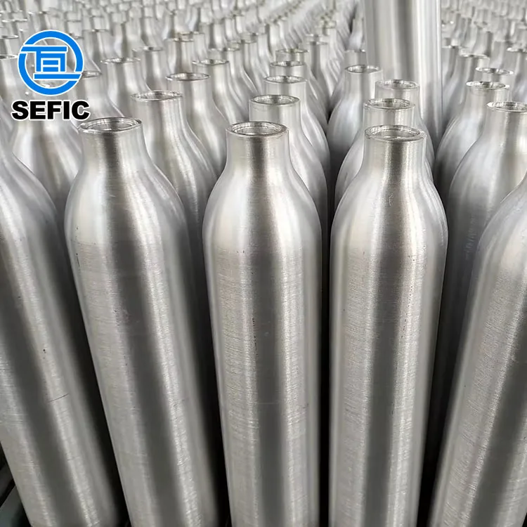 Wholesale High Pressure 0.6L Aluminum Co2 Soda Cylinder For Soda Machines