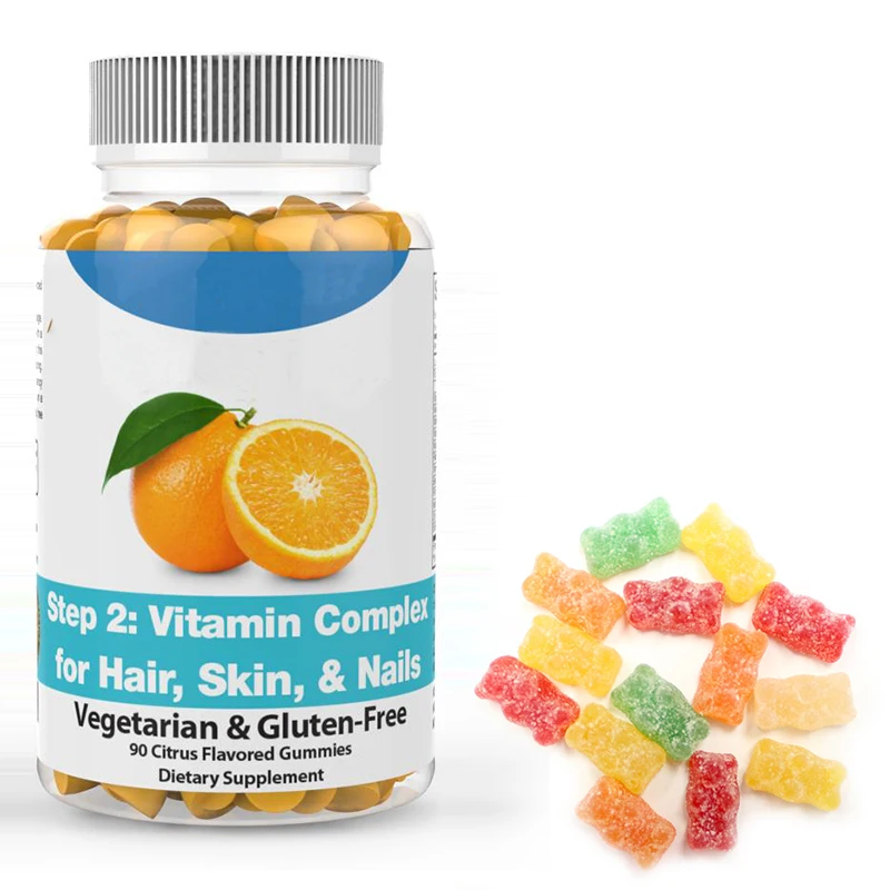 Oem private label custom gummy bear packaging gummy vitamins