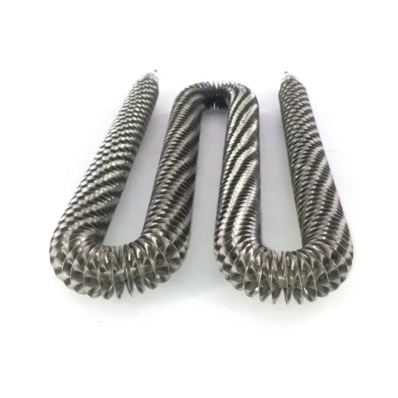 220v Customized U Shape Finned Tubular Stainless Steel Air Heater