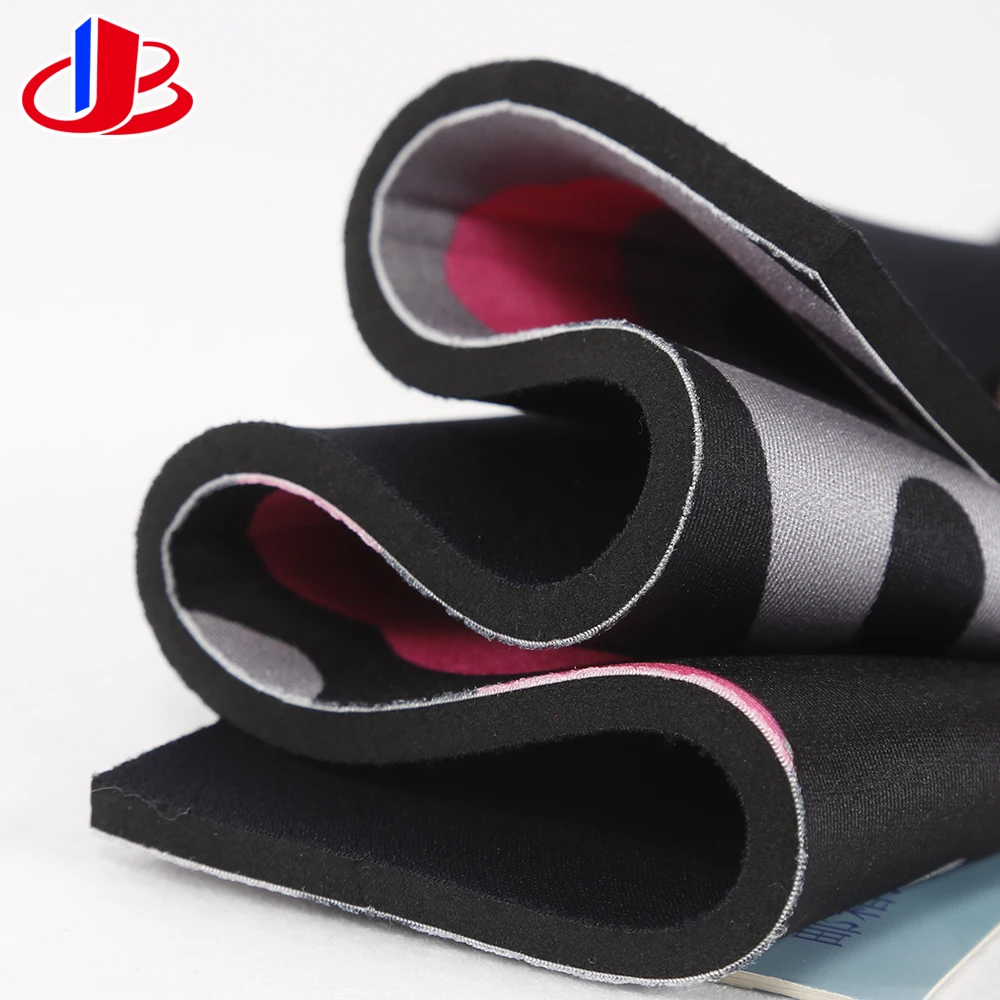 Jianbo Factory Custom 3mm 5mm SBR Wholesale Rubber Camo Printed Neoprene Rubber Fabrics For Sale