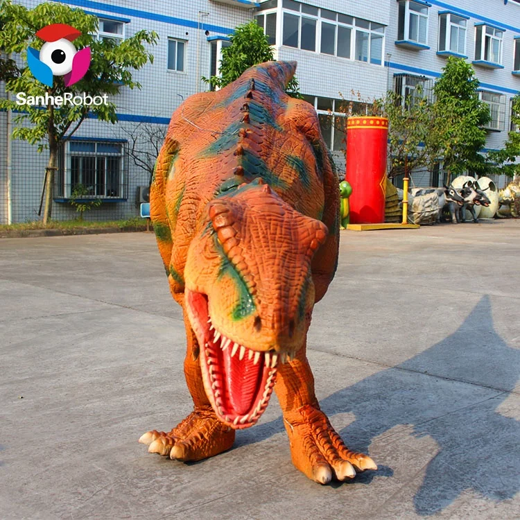 Custom T-Rex Animatronic Walking Dinosaur Costume Silicon Rubber for Kids & Adults for Indoor Cosplay & Amusement Parks