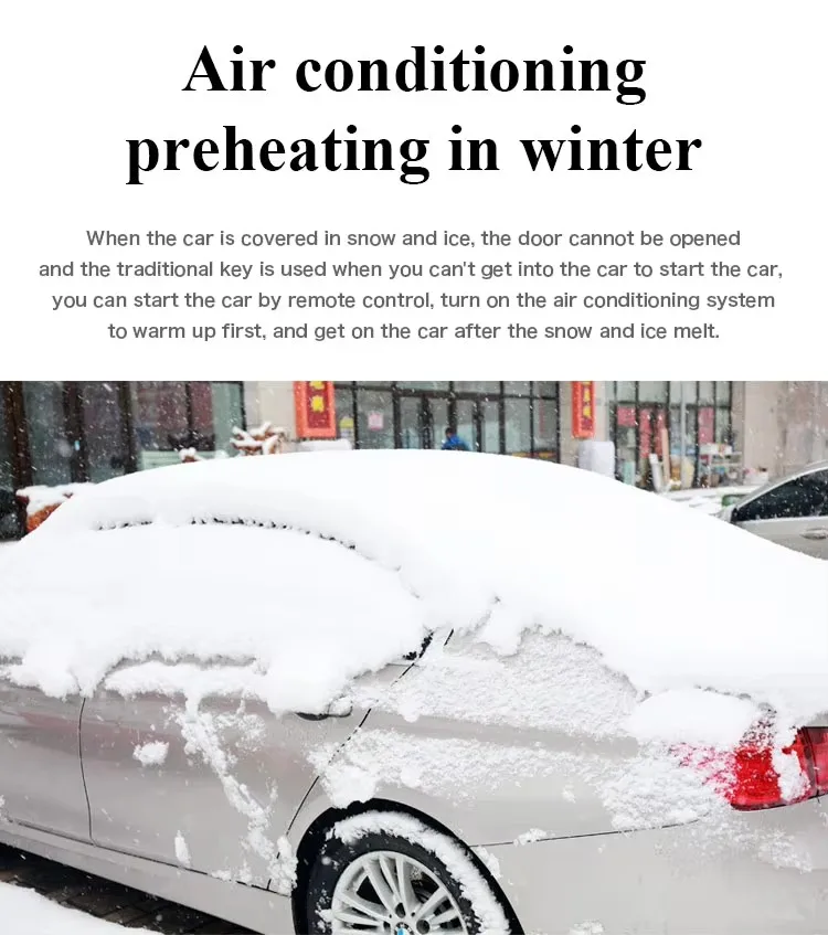 Cardot Car Alarm Remote Control PKE Car Keyless Entry Engine Start Alarm System Push Button Remote Starter Stop Auto