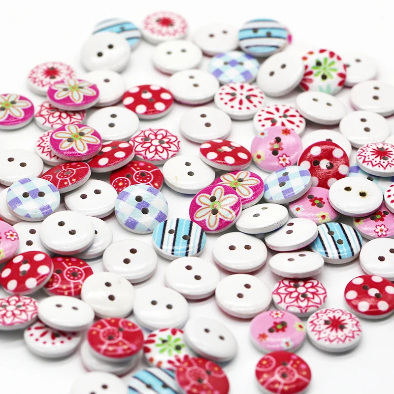Wholesale Factory Price 2 Holes Sewing On Wooden Buttons Custom Made Wooden Women Clothes Button