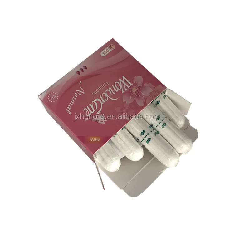 
Wondercare Soft Biodegradable Organic Tampons Private Label digital Tampons Organic Cotton 