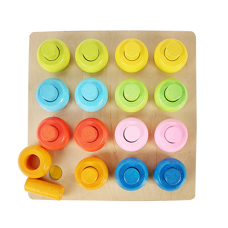 Wooden educational jigsaw puzzle 3d wooden puzzle toy