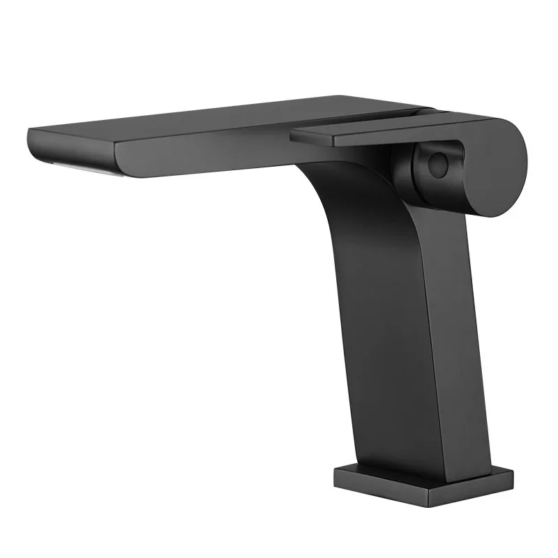 New piano key wrench switch design bathroom faucet filtering bubbling water tap