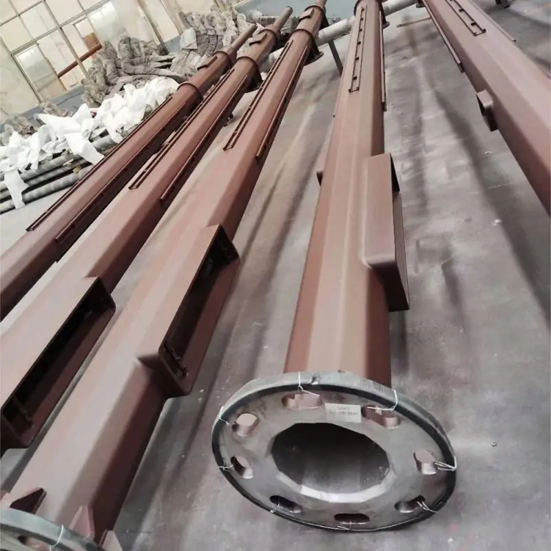 China Great Quality 5M Light Poles Manufacturer Price 6M 7M 8M 10M Solar Street Lights Galvanized Pole