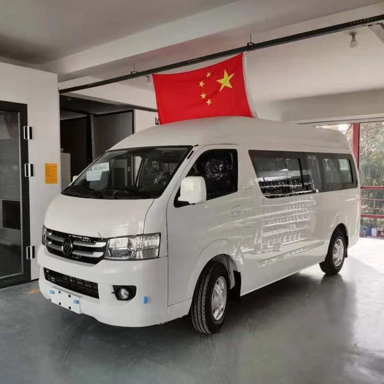 Новая Foton бренд мини автобус 15 мест бензиновый двигатель Euro 4 компании маршрутный